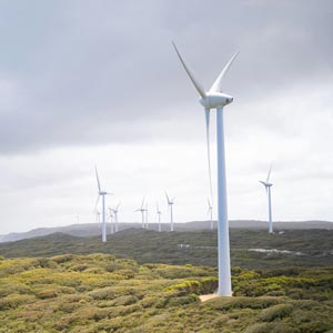 Bewertungen des Energieertrags - Windpark